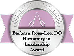 Logo image for the ACGME&rsquo;s Barbara Ross-Lee, DO Humanity in Leadership Award