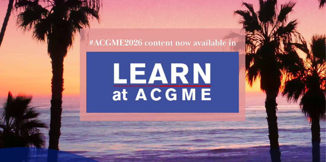 Acgme Learning ACGME Home