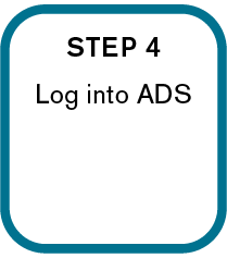 Institution Submission Step 4: Log into ADS