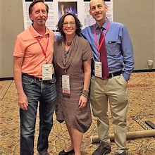 Dr. Wald with colleagues Dr. Huot (left) from Yale, and Dr. Ripp (right) from Mt. Sinai at the Poster Session at the 2018 ACGME Annual Educational Conference.