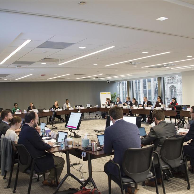 Dr. Rialon lead her final Council of Review Committee Residents meeting in May 2019